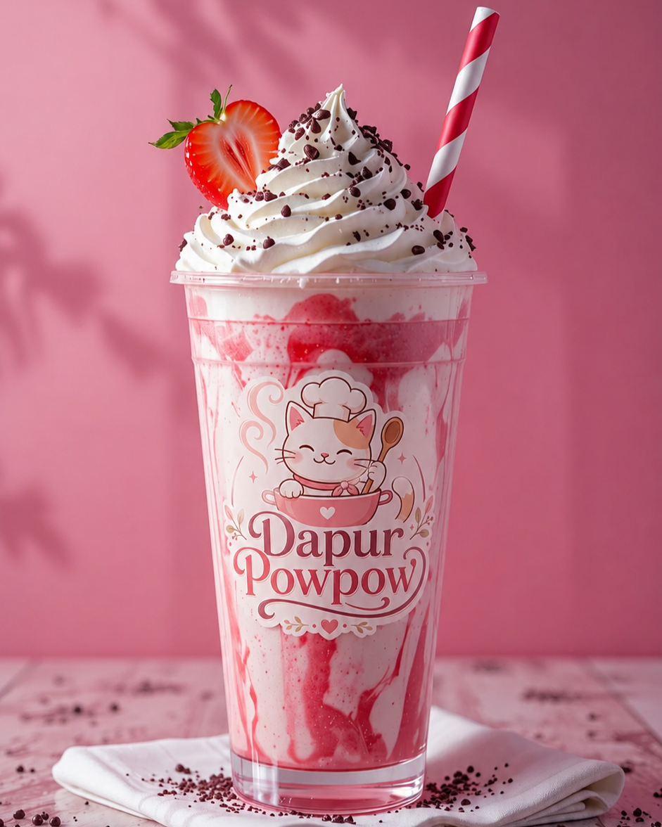 Sweet Strawberry Whip Milkshake